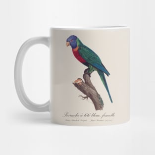 Rainbow Lorikeet female - 19th century Jacques Barraband Illustration Mug